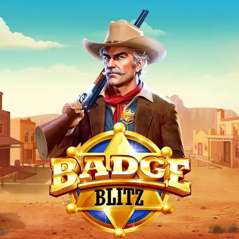 Enjoy Badge Blitz by Pragmatic Play – logo hosted on scored-casino.eu.com