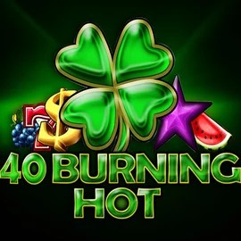 Slots logo of 40 Burning Hot from Amusnet Interactive at Scored Casino