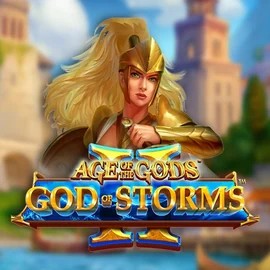 Age Of The Gods: God Of Storms 2 logo by Playtech at Scored Casino