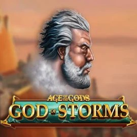 Age Of The Gods: God of Storms logo by Playtech at Scored Casino