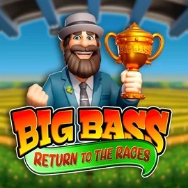 Big Bass Return to the Races casino game by Pragmatic Play – featured logo at Scored Casino