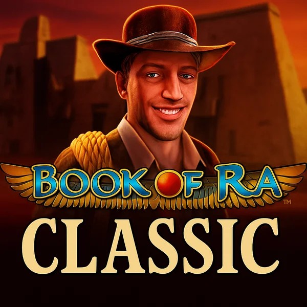 Book of Ra Classic game by Novomatic – logo hosted on Scored Casino