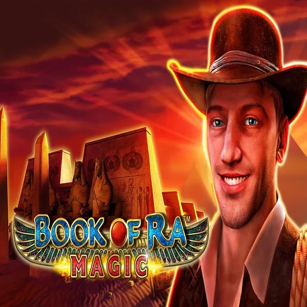 Book of Ra Magic online game logo by Greentube on scored-casino.eu.com
