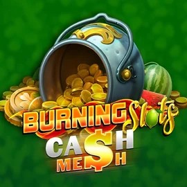 Official Slots logo: Burning Slots Cash Mesh by BF Games at Scored Casino