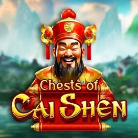 Chests of Cai Shen casino game by Pragmatic Play – featured logo at Scored Casino