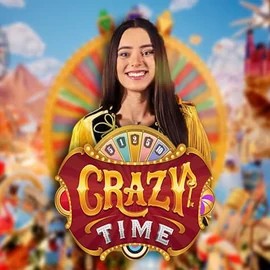 Crazy Time logo by Evolution Scored Casino