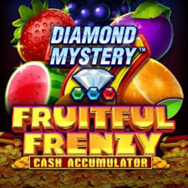 Official Slots logo: Diamond Mystery Fruitful Frenzy Cash Accumulator by Greentube at Scored Casino