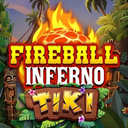 Fireball Inferno Tiki casino game by NetEnt – featured logo at Scored Casino