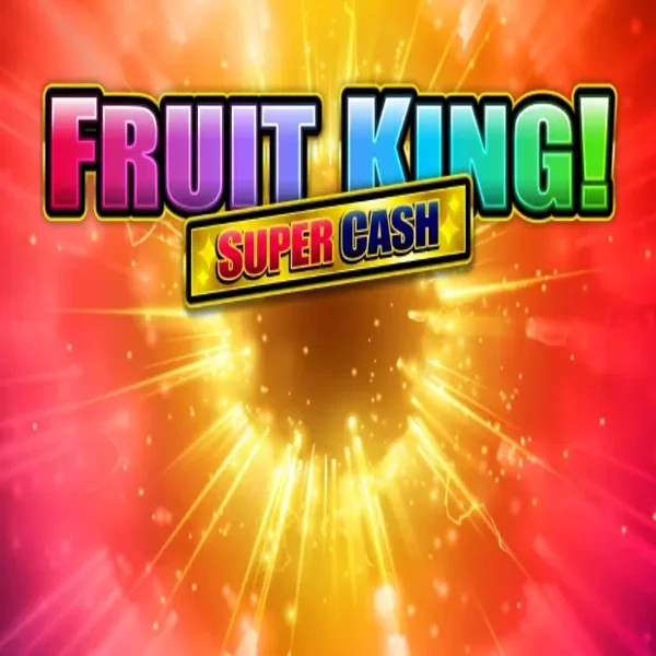 Fruit King Super Cash slot logo by Greentube at Scored Casino