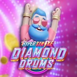 Hyper Strike Diamond Drums slot visual from Gameburger Studios available on scored-casino.eu.com
