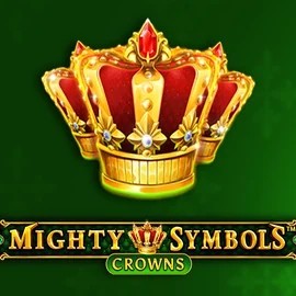 Mighty Symbols Crowns online game logo by Wazdan on scored-casino.eu.com