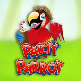 Party Parrot slot logo by Rival at Scored Casino