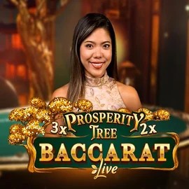 Prosperity Tree Baccarat logo by Evolution Scored Casino