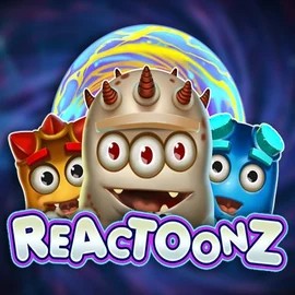 Reactoonz logo by Play'n GO Scored Casino
