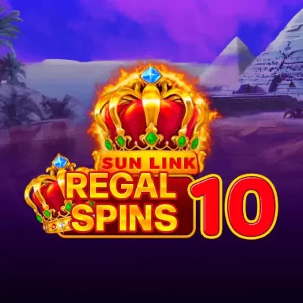 Regal Spins 10 slot logo by PatePlay at Scored Casino
