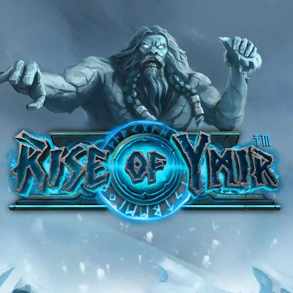 Rise of Ymir logo by Hacksaw Gaming at Scored Casino