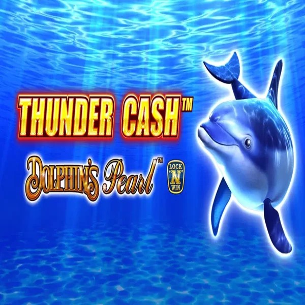 Thunder Cash Dolphins Pearl online game logo by Novomatic on scored-casino.eu.com